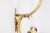Antique French Brass Coat & Hat Racks Wall Hooks - A Pair For Sale In Houston - Image 6 of 8