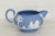 Wedgwood England Jasperware Blue Grecian Cameo Milk Creamer For Sale - Image 11 of 13