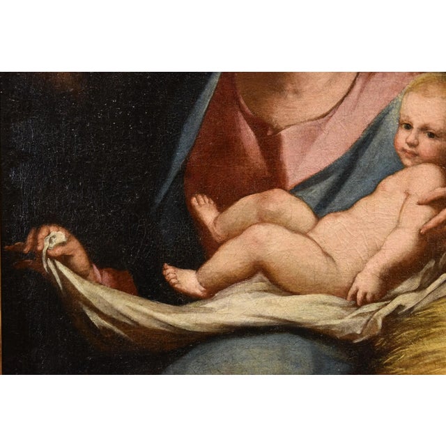 Anton Maria Piola, Madonna and Child, 1700s, Oil on Canvas, Famed For Sale - Image 9 of 16