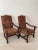 Vintage French Louis XIV Style Throne Carved Open Armchairs Upholstered Seat and Back Excellent Condition For Sale - Image 15 of 17