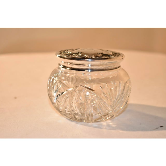 19th Century 19th Century Sterling Lidded Dresser Jar For Sale - Image 5 of 8