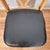 McGuire 1970s Chinese Chippendale Rattan Side Chair Desk Accent Chair W/ Black Faux Leather Cushion For Sale - Image 4 of 10