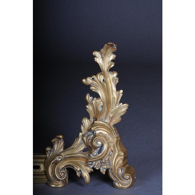 19th century antique French mantelpiece / fireplace bucks bronze Exceptional finely chased and cast bronze. Richly carved...