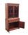 Brown Vintage Antique Solid Mahogany Traditional Duncan Phyfe Inspired 39" China Cabinet 1236 For Sale - Image 8 of 15