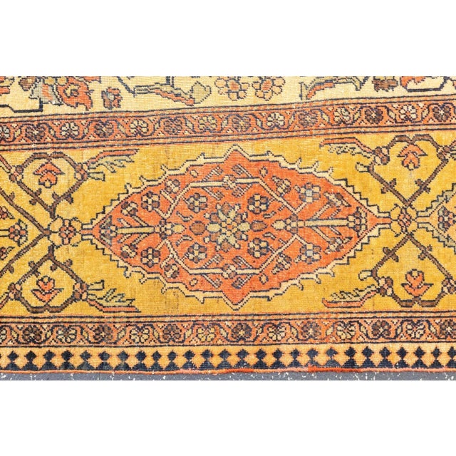 Antique Farahan Sarouk Rug 8'7'' x 10'5'' For Sale - Image 10 of 12