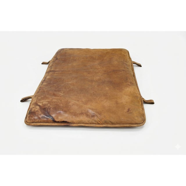 1930s Vintage Leather Gym Mat, Former Czechoslovakia, 1930s For Sale - Image 5 of 8