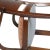 Set of Italian Walnut & Velvet Bridge Chairs by Gaetano Borsani, 1930s For Sale - Image 6 of 11