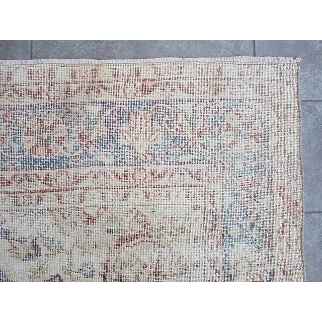 Textile 1960s Handknotted Floor Area Carpet For Sale - Image 7 of 9