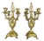 Rococo Gilt Bronze Candleholders, Set of 2 For Sale