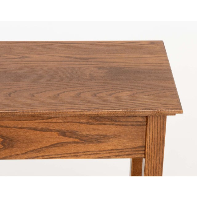 Mid-Century Modern Modern Oak Side Table For Sale - Image 3 of 7