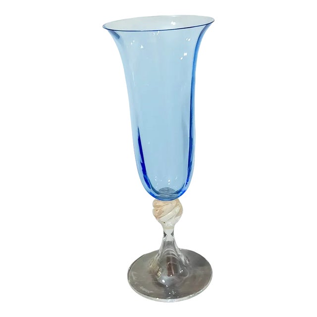 Murano Champagne Glass from Cenedese & Albarelli, 1980s For Sale
