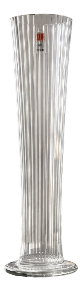 Sculptural Murano Glass Vase by Carlo Moretti, 1980s