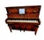 This is an oval-decal-style J. & J. Hopkinson piano, made in England between approximately 1865 and 1895. This antique...