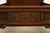 Berkey & Gay Style Antique English Jacobean Carved Walnut and Burl Wood Twin Size Bed, Circa 1920s For Sale - Image 10 of 13