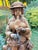 Antique 18thC Signed Folk Art Sculpture Wood Carving, Itinerant Bagpipe Musician, Czech Bohemia For Sale In Philadelphia - Image 6 of 16