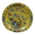Hand-Painted Yellow Ground Porcelain Charger – 18" Famille Rose Bird & Floral Plate For Sale