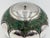 Metal Mid 20th Century Los Castillo Taxco Malachite Silver Plate Lidded Bowl, Mexican Modernist Silver For Sale - Image 7 of 18
