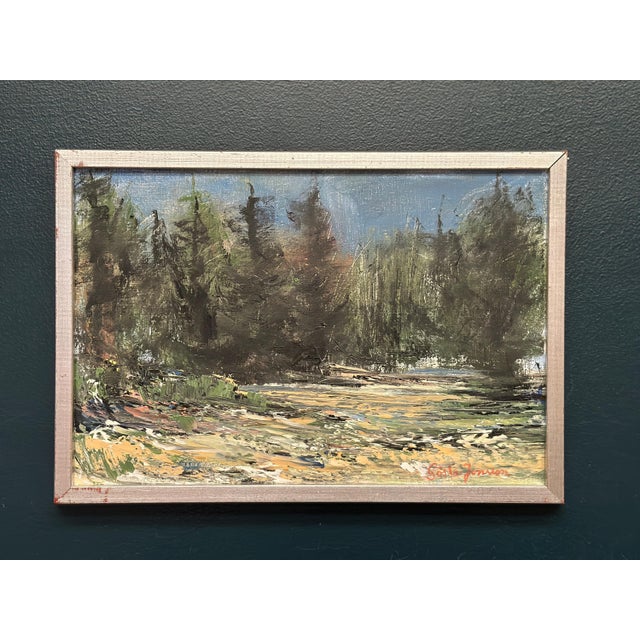 Gösta Jonsson, Rocky Falkenberg, 1985, Oil Painting on Canvas, Framed For Sale - Image 10 of 11