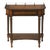 Charleston 1 Drawer Console Table, Medium Brown For Sale