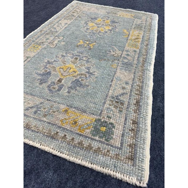 Turkish Oushak Rug 2'2" x 3'5" For Sale - Image 4 of 6