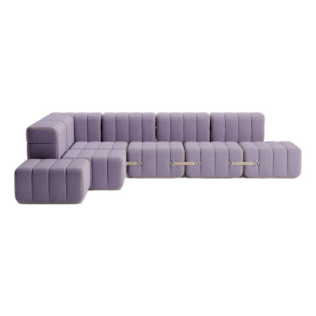 Large Flexible Corner Sofa from Ambivalenz, Set of 12alte Grieb, Set of 12 For Sale