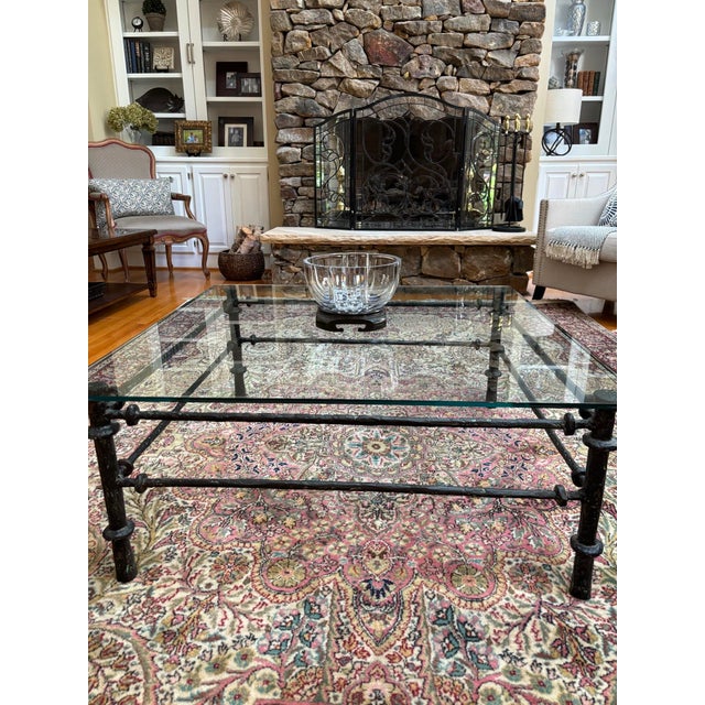 Brutalist 1980s Brutalist Cast Aluminum Coffee Table in the Manner of Diego Giacometti For Sale - Image 3 of 15
