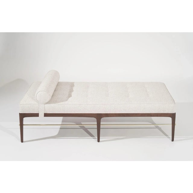 Wood Linear Daybed in Special Walnut Series 72 by Stamford Modern For Sale - Image 7 of 12