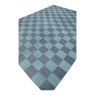 Modern Turkish Oushak Rug 9'3" x 12' For Sale