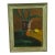 Vintage Mid-Century Still Life With Snake Plant and Lemon For Sale
