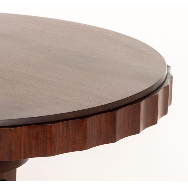 James Schriber Woodworking Studio Furniture Art Deco Style Rosewood Center Table For Sale - Image 4 of 9