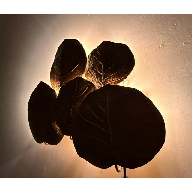 Vintage Sculptural Wall Light by Chrystine Charles for Maison Charles, 1970s For Sale - Image 11 of 18