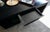 Wood Large Black Lacquer Thomas Pheasant for Baker Greek Key Coffee Table For Sale - Image 7 of 10