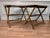 Vintage Chic Bamboo Folding Tray Tables With Painted Monkey Motif - Pair For Sale In West Palm - Image 6 of 8
