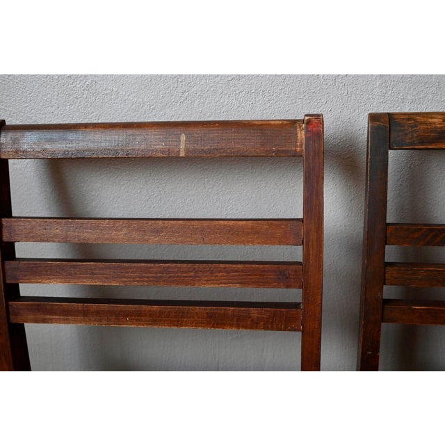 Reconstruction Chairs from René Gabriel, 1940s, Set of 4 For Sale - Image 9 of 10