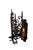 American Rare Pair of Antique Wrought Iron Wall Sconces Curca 1920’s For Sale - Image 3 of 5