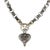 Modern Late 20th-Century Sterling and 18k Bowman Original Reversible Heart Necklace For Sale - Image 3 of 12
