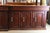 Large carved oak bar and matching back cabinet, late 19th century. This set is in its original condition and will require...
