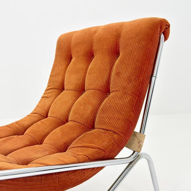 Mid-Century Modern Swedish Lounge Chair from EM Möbler, 1970s For Sale - Image 16 of 17
