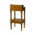 Antique Federal washstand with stenciled and painted decoration, shaped backsplash, one drawer, lower shelf and turned legs.