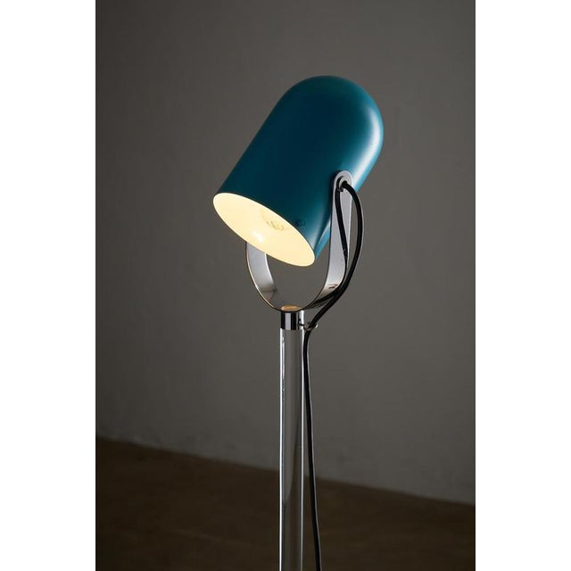 Floor lamp was produced by the German lighting manufacturer Cosack Leuchten in the 1970s. It captures the fun,...