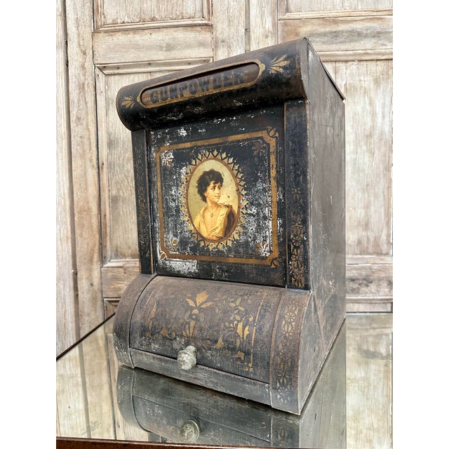 Victorian 19th Century Mercantile General Store Counter Display Canister For Sale - Image 3 of 11