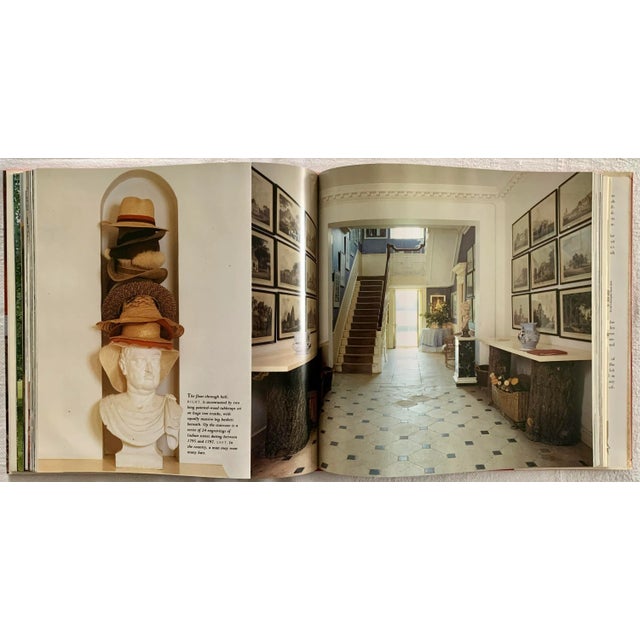 Red 1980s English Country Living in England's Private Houses Book For Sale - Image 8 of 12