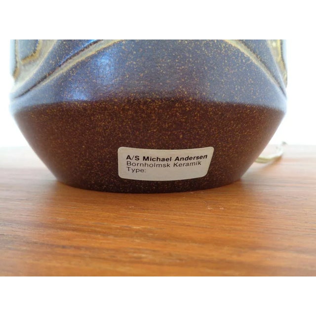 Ceramic Floor Lamp by Michael Andersen & Son for Bornholmsk, 1960s For Sale - Image 13 of 18