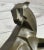 Bronze Handcrafted Henry Moore Mountain Lion Bronze Sculpture Marble Base Figurine For Sale - Image 8 of 10