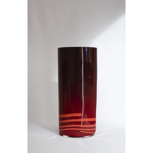 Sunset in the Lagoon Vase by Carlo Moretti, 1998 For Sale - Image 4 of 7