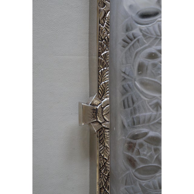 French Art Deco Wall Sconces by Degue 1930 France - A Pair For Sale - Image 9 of 13