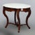 Wood Antique Victorian Turtle Top Marble Top Mahogany & Walnut Lamp Table, Circa 1860 For Sale - Image 7 of 13