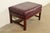 Hancock & Moore Hancock & Moore Chippendale Leather Ottoman For Sale - Image 4 of 11