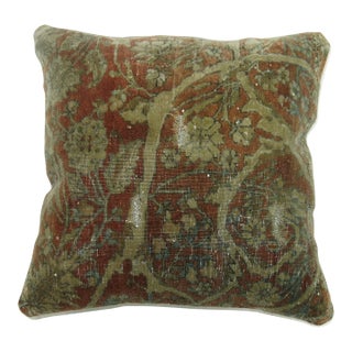 19th Century Mohtasham Persian Kashan Pillow For Sale