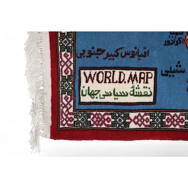 Vintage Hand Knotted Wall Rug, 1990s For Sale - Image 9 of 18